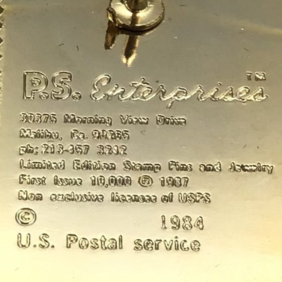 USPS Vintage Love Stamp Pin Authenticity Certificate, NEW - Picture 14 of 16